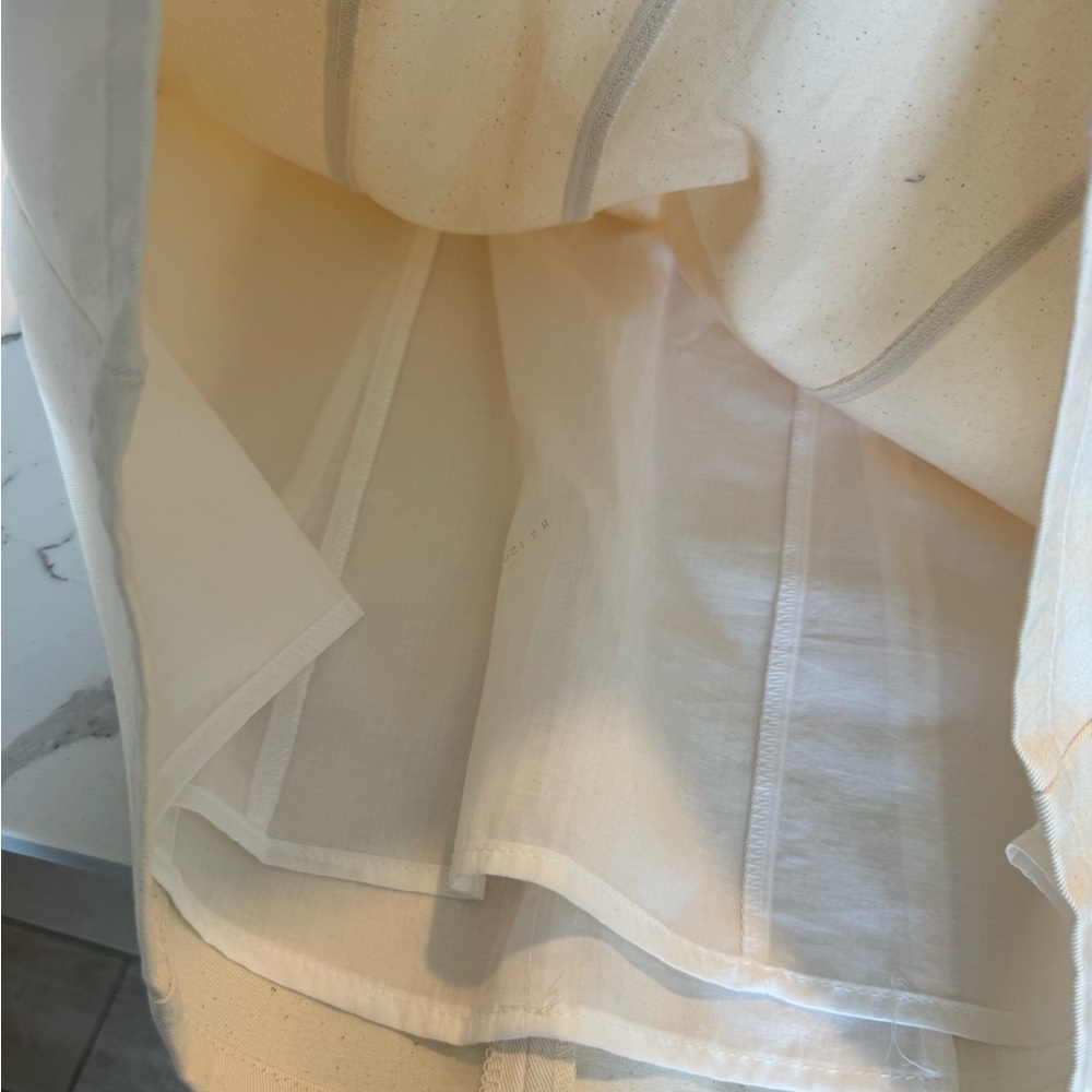 ZARA NWT Strapless White Mini Dress with Adjustable Straps - Picture 6 of 9